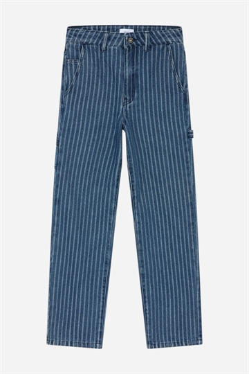 GRUNT Worker Stripe Jeans - Blue